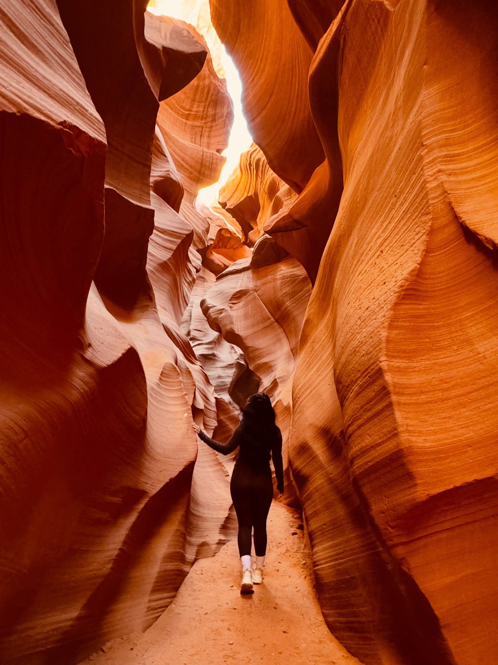 Foto de visitante en tour por Horseshoe Bend